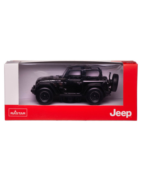 RS Masina RASTAR Die cast 1:43 JEEP Wrangler Rubicon, negru, 58379